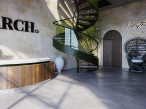 arch cafe project 3D Model