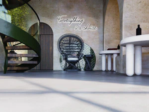 arch cafe project 3D Model