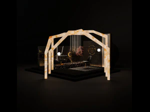 cole&ccedil;&atilde;o abstrata da zona 7 Modelo 3D