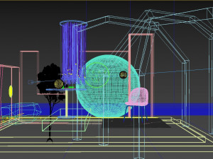zone 7 abstract collection 3D Model