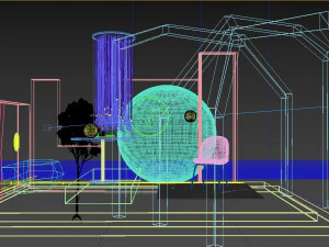 zone 7 abstract collection 3D Model