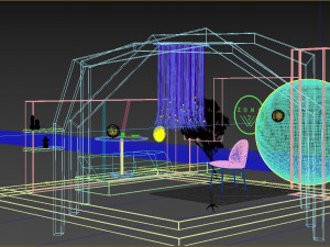 zone 7 abstract collection 3D Model