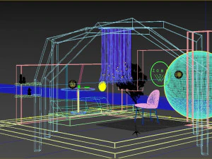 zone 7 abstract collection 3D Model