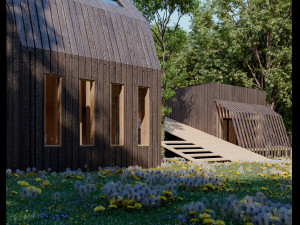 melted house project 3D Model