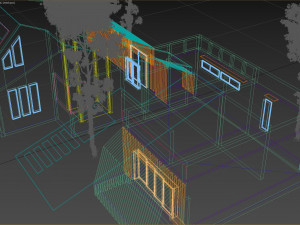 melted house project 3D Model