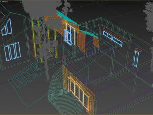 projeto de casa derretida Modelo 3D