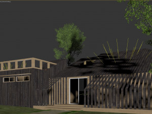 melted house project 3D Model