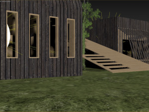 melted house project 3D Model