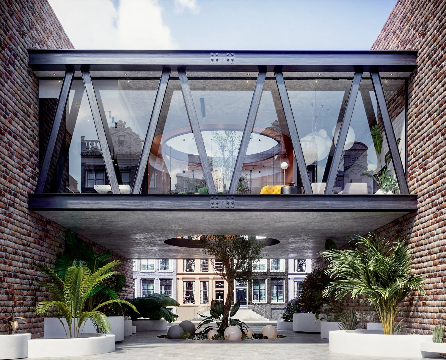 projeto de casa flutuante Modelo 3D .c4d .max .obj .3ds .fbx .stl .blend 