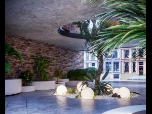 projeto de casa flutuante Modelo 3D