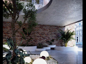 projeto de casa flutuante Modelo 3D