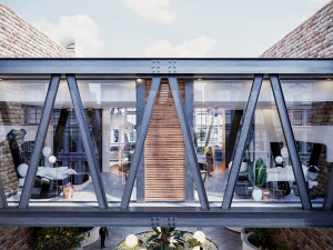 projeto de casa flutuante Modelo 3D