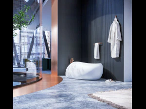 projeto de casa flutuante Modelo 3D