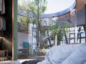 projeto de casa flutuante Modelo 3D