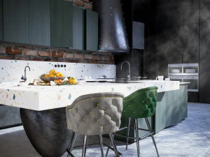 projeto de casa flutuante Modelo 3D