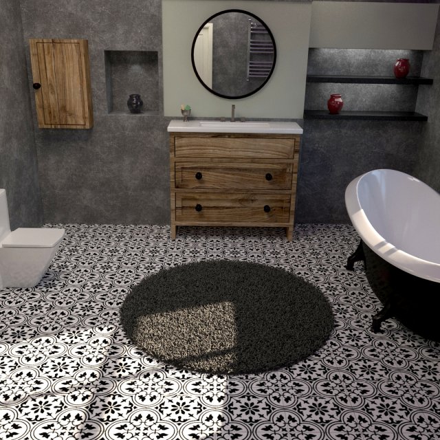 bathroom 3Dモデル .c4d .max .obj .3ds .fbx .stl .blend 