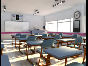 Classroom Modello 3D