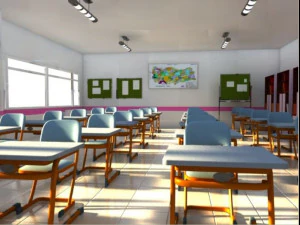 Classroom 3D Model