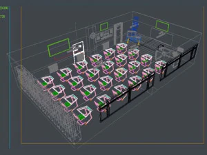 Classroom 3D Model