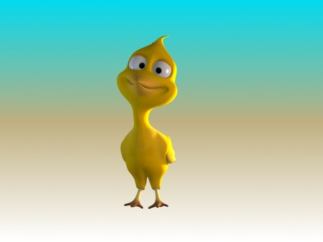 chicken Modelo 3D .c4d .max .obj .3ds .fbx .stl .blend 