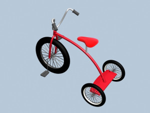 tricycle 3D 模型