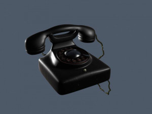 old phone Modello 3D