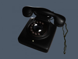 old phone 3D-Modell