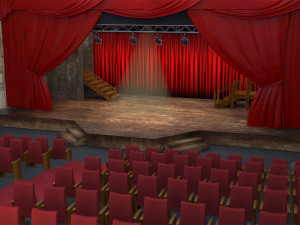 theater 3Dモデル