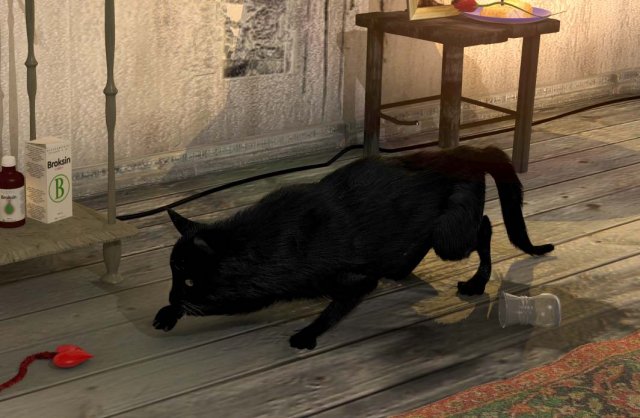 cat 3D Модель .c4d .max .obj .3ds .fbx .stl .blend 