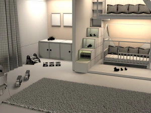 childrens room 3D Model