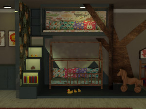 childrens room 3D 모델