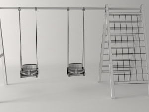swing set Modelo 3D
