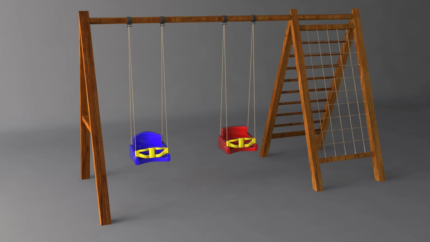 swing set 3D Model .c4d .max .obj .3ds .fbx .stl .blend 
