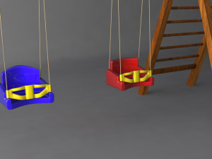 swing set Modelo 3D