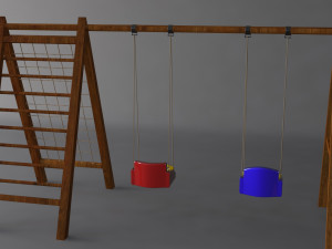 swing set Modelo 3D