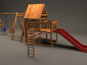 playground set 3D-Modell