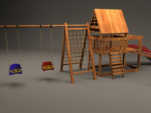 playground set 3D-Modell