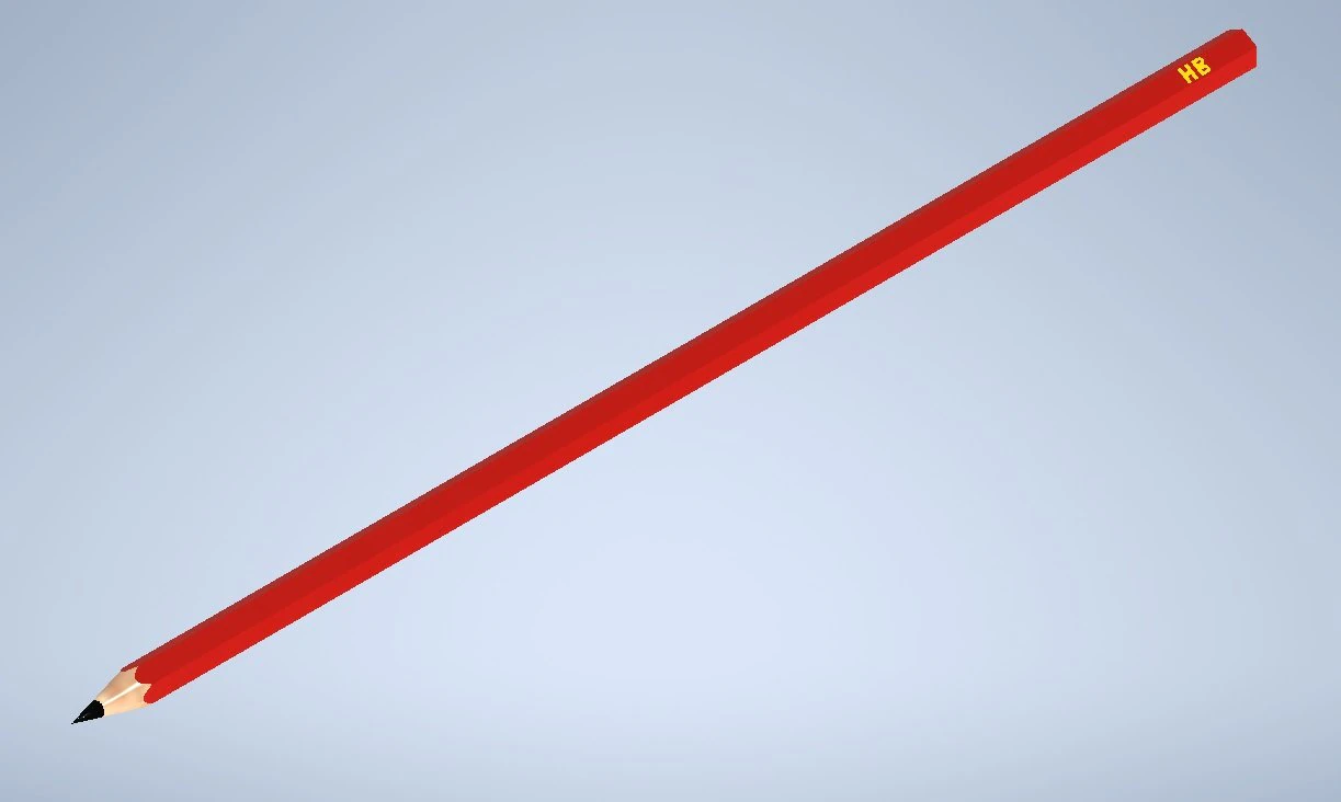 pencil 3D Model .c4d .max .obj .3ds .fbx .stl .blend 
