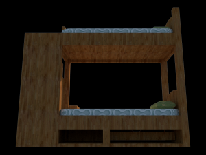 bunk bed 3D Model