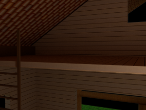 wooden house Modello 3D