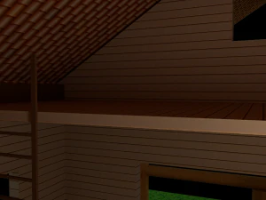 wooden house 3D Model