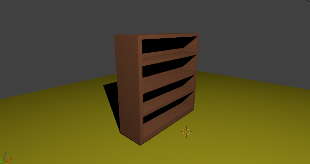 bookshelf Modelo 3D .c4d .max .obj .3ds .fbx .stl .blend 