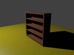 bookshelf Modelo 3D