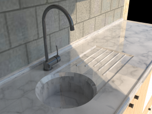 kitchen cupboard 3D मॉडल