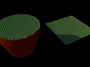 potted grass 3D मॉडल
