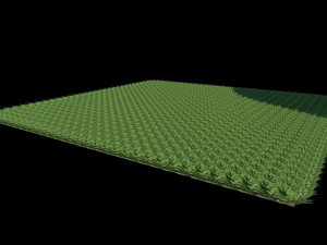 potted grass 3D मॉडल