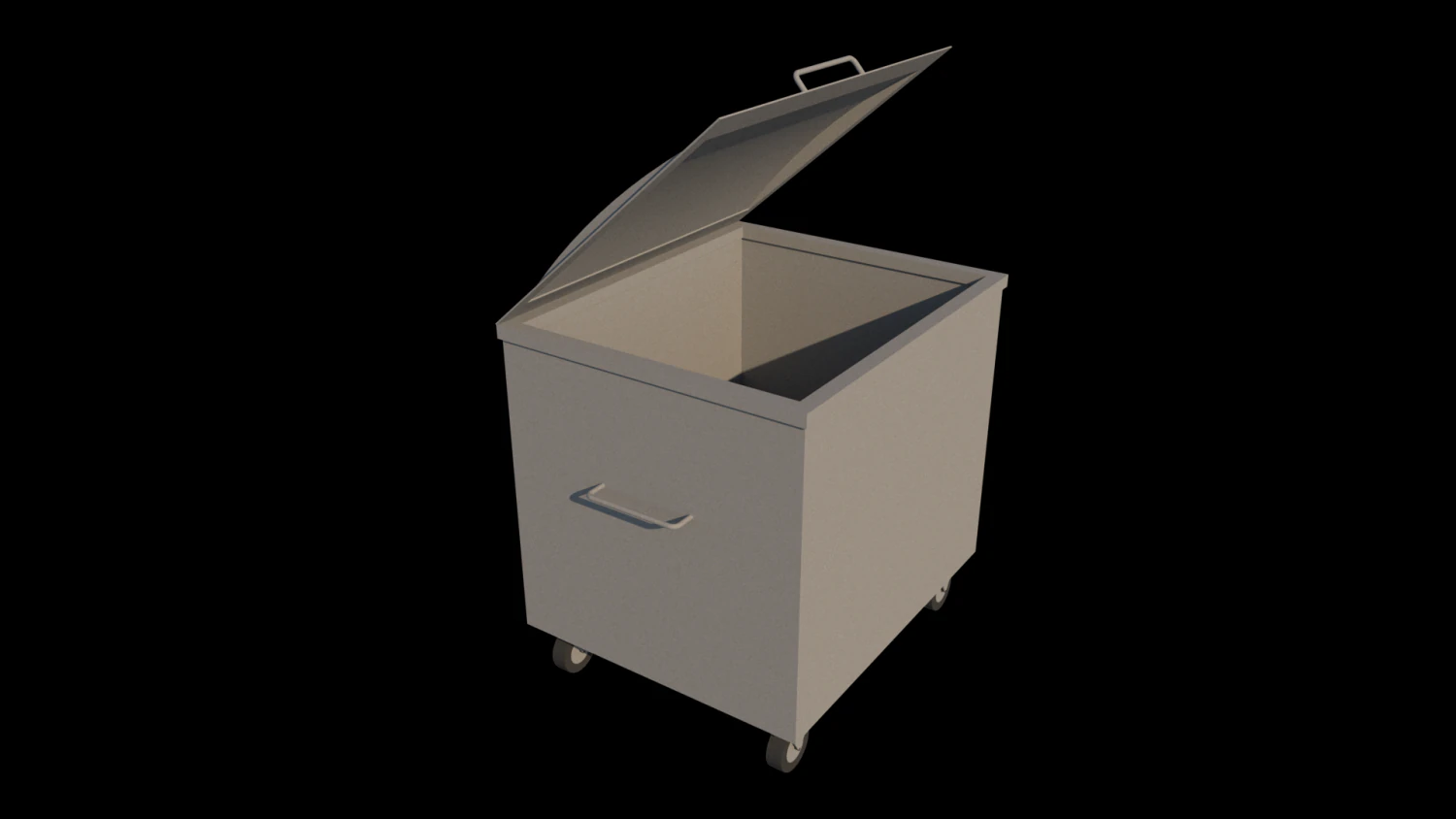 garbage container 3D Model .c4d .max .obj .3ds .fbx .stl .blend 