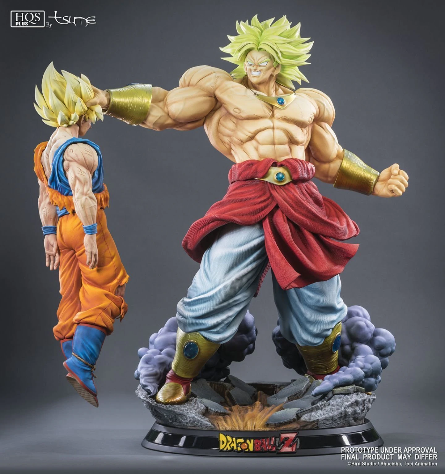 broly vs goku 3D Print Model .c4d .max .obj .3ds .fbx .stl .blend 