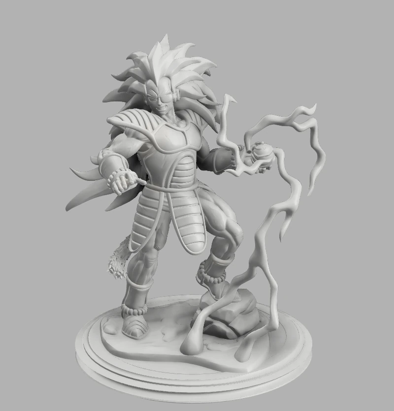 raditz 3D Print Model .c4d .max .obj .3ds .fbx .stl .blend 