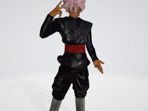 ssj rose 3Dプリントモデル